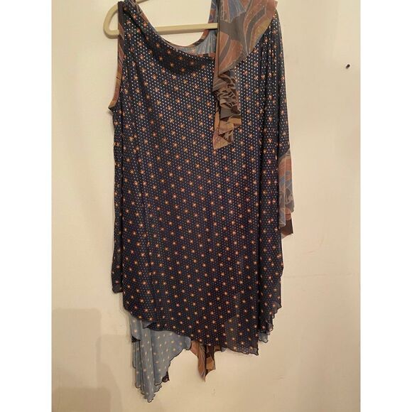 Free People - Kimono dress ruffle v-neck swiming cover up size M/L - Picture 7 of 14